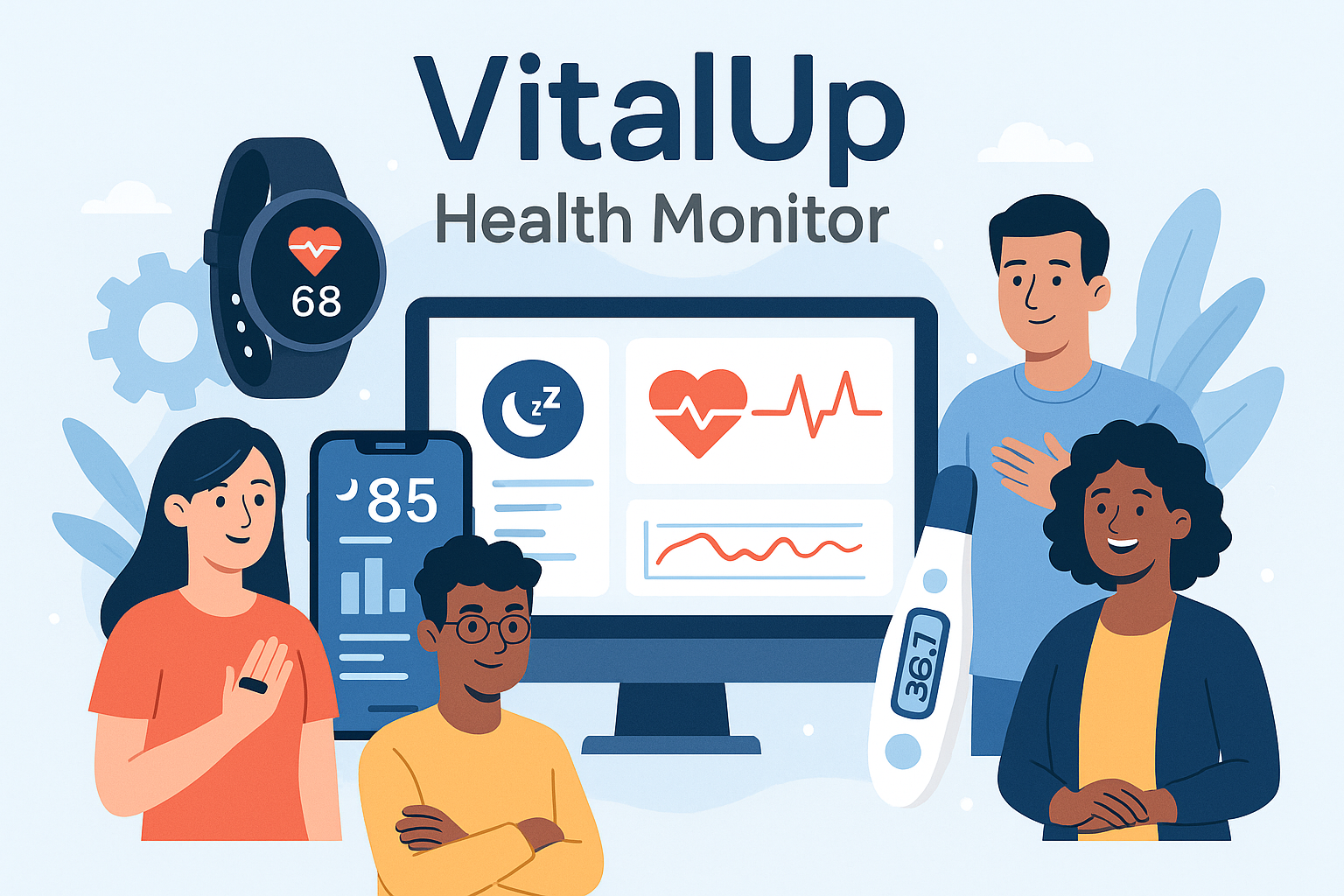 Imagine platformă VitalUp.eu